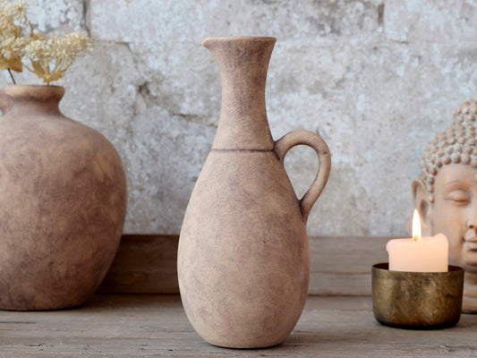 Terracotta Bottle with handle