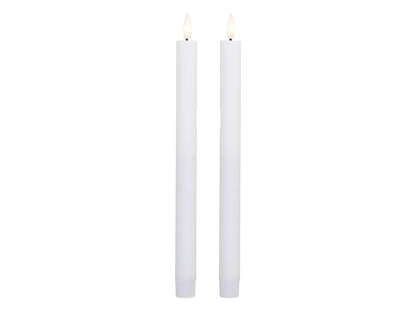 LED Dinner Candle Set of 2 H28