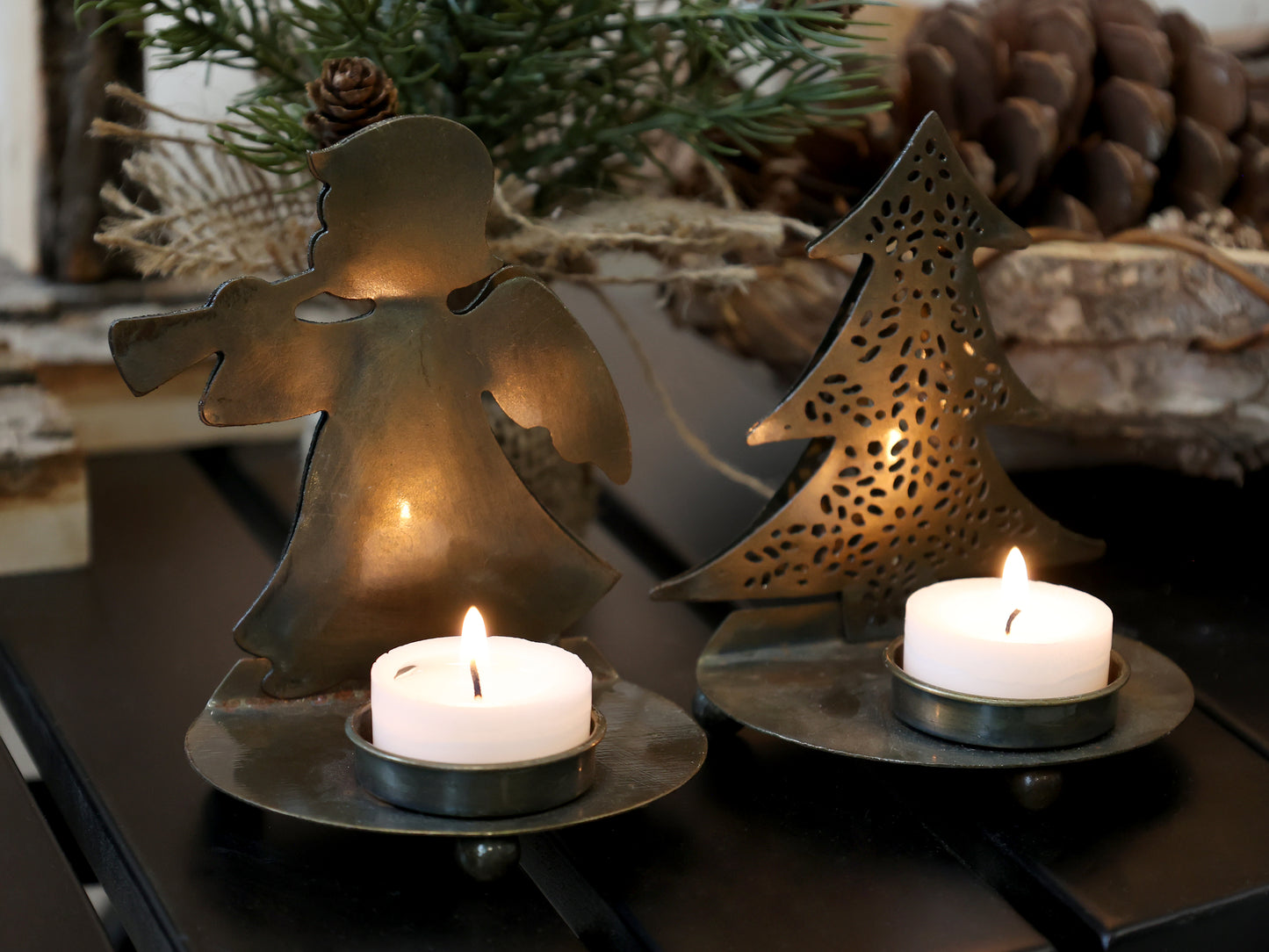 Christmas Tree Tealight Holder - Generosa Home & Living