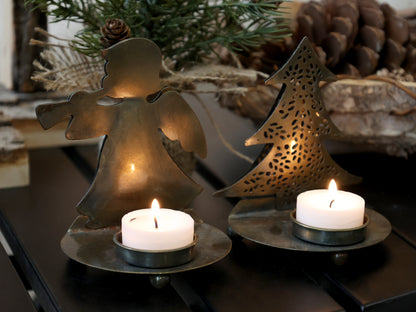 Christmas Tree Tealight Holder - Generosa Home & Living