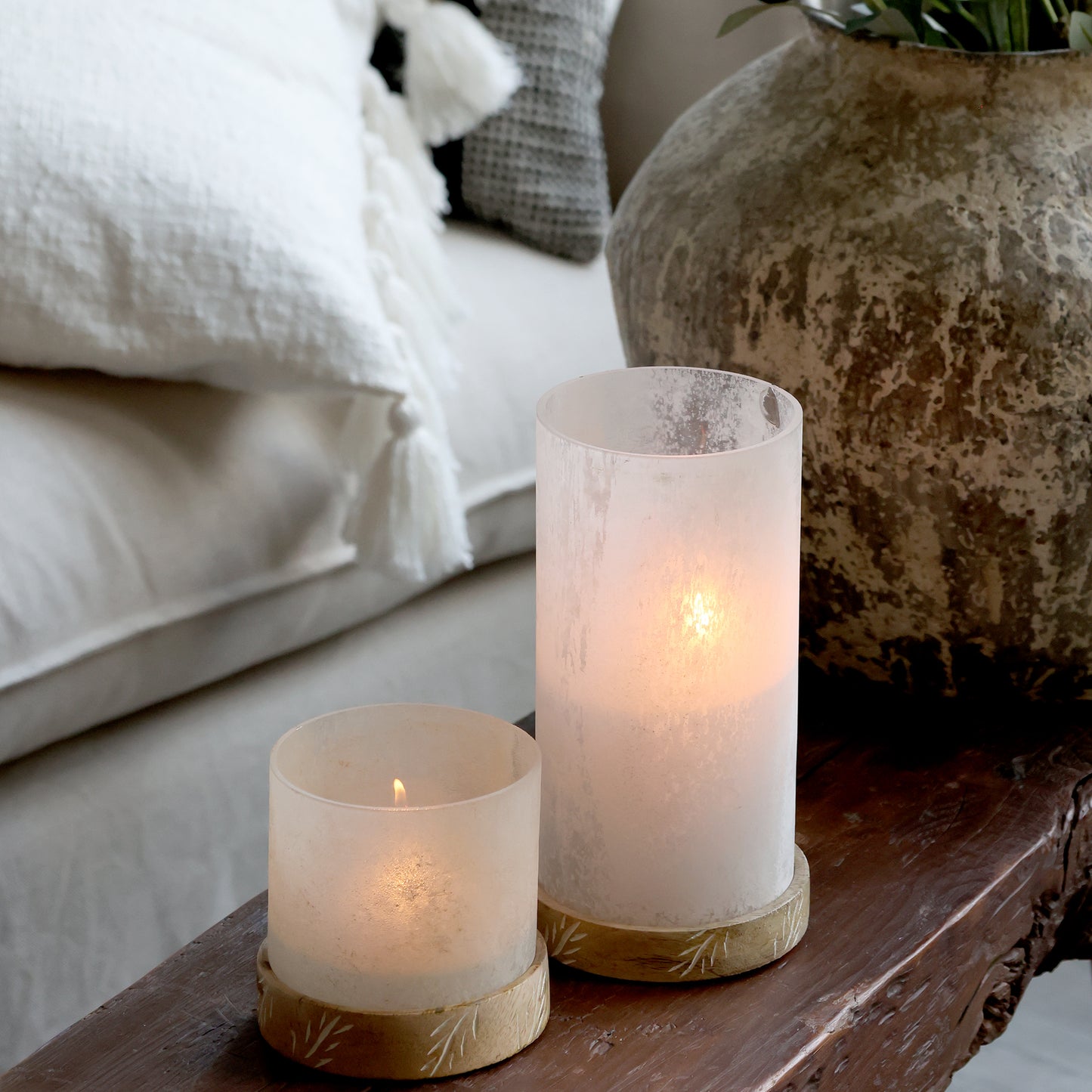 Hurricane candle holder Generosa