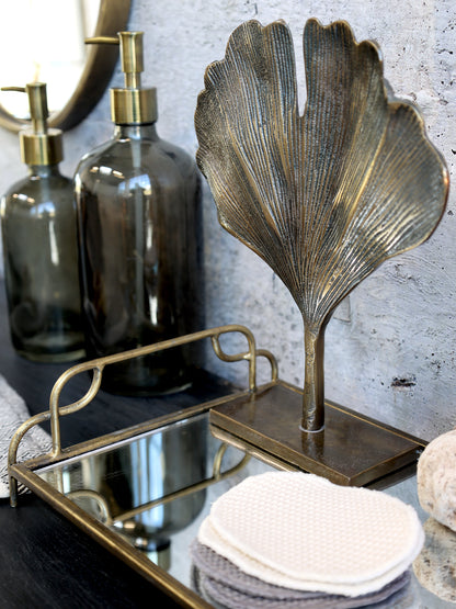 Mirrored Tray with handles L47.5