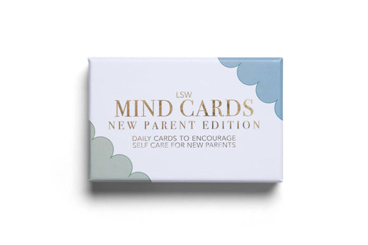 Box of LSW Mind Cards New Parent Edition on a white background