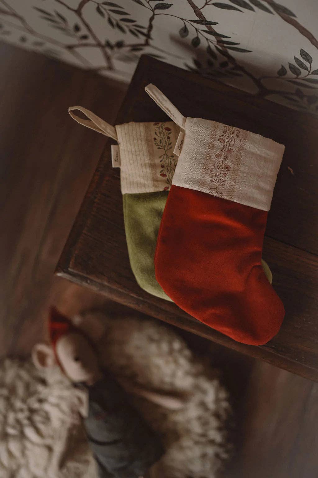 TISU Christmas stocking, Rouge: Baby size