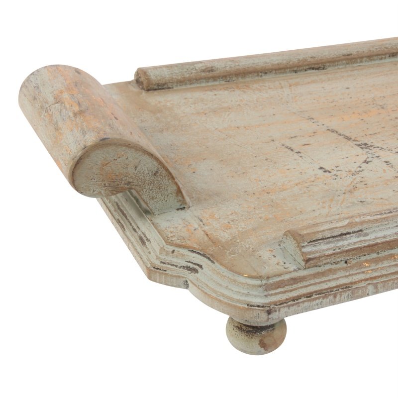 Baroque Wooden Tray - Green/Gold 73cm - Generosa Home & Living -  - 