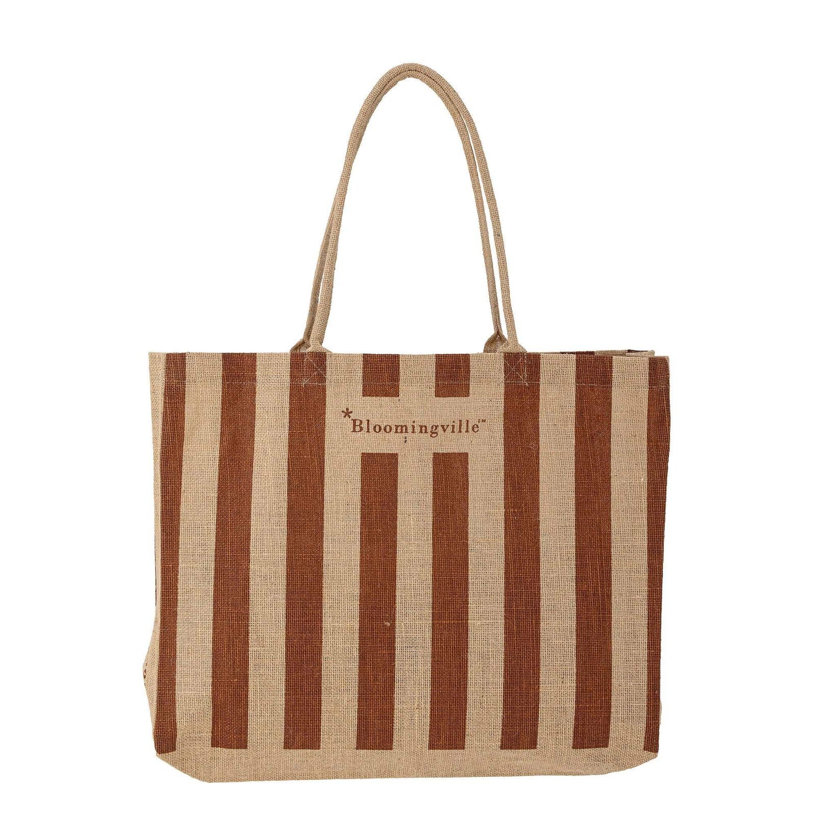Bergamo Jute Shopping Bag- Brown - Generosa Home & Living -  - 