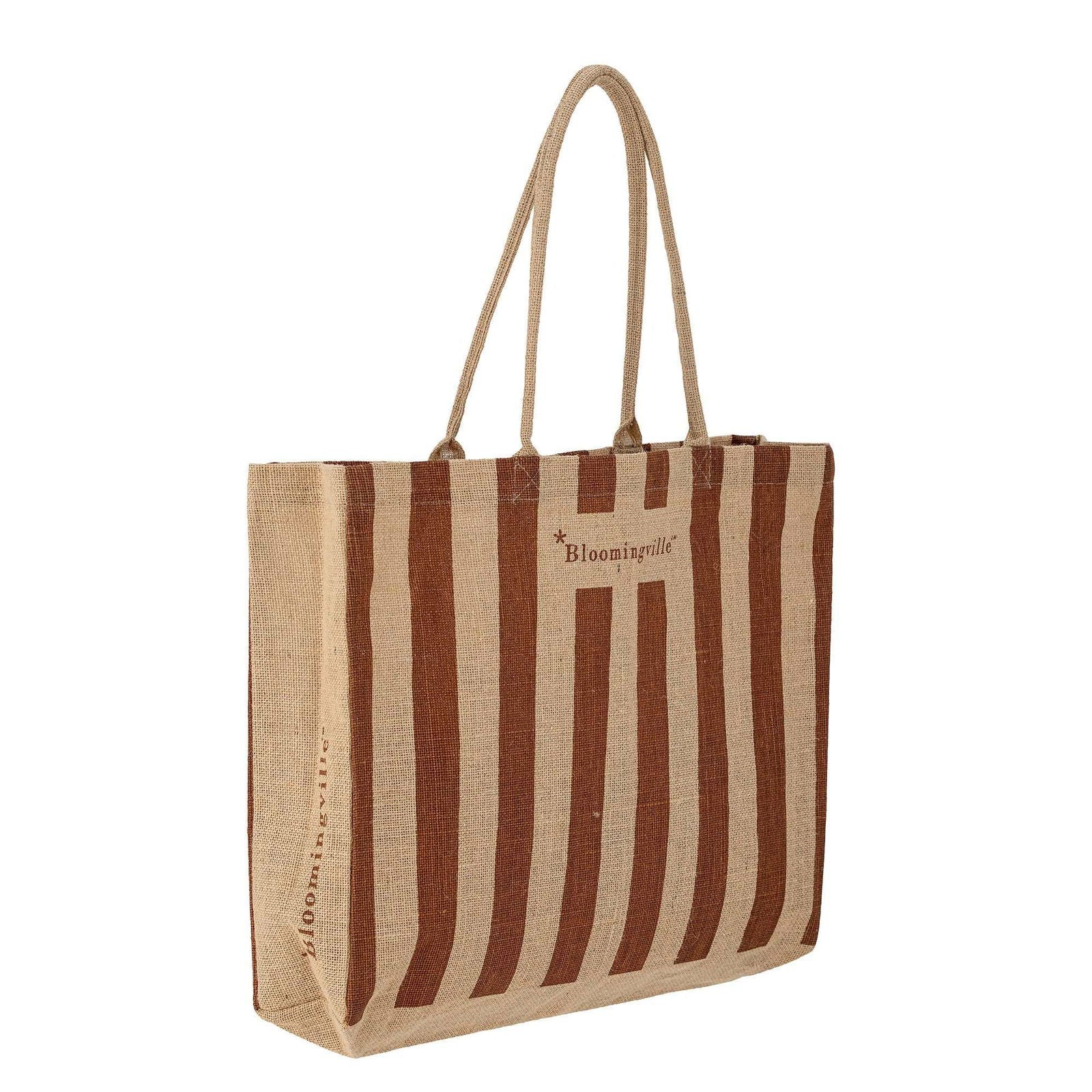 Bergamo Jute Shopping Bag- Brown - Generosa Home & Living -  - 