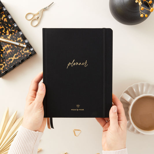 Undated Weekly Planner - Black