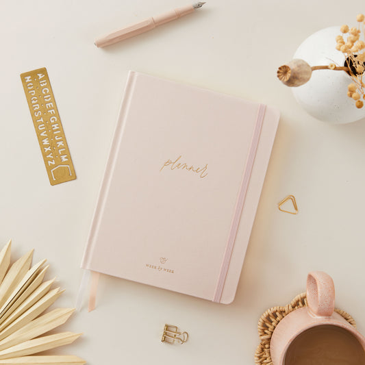 Undated Weekly Planner - Blush (only 2 left!)