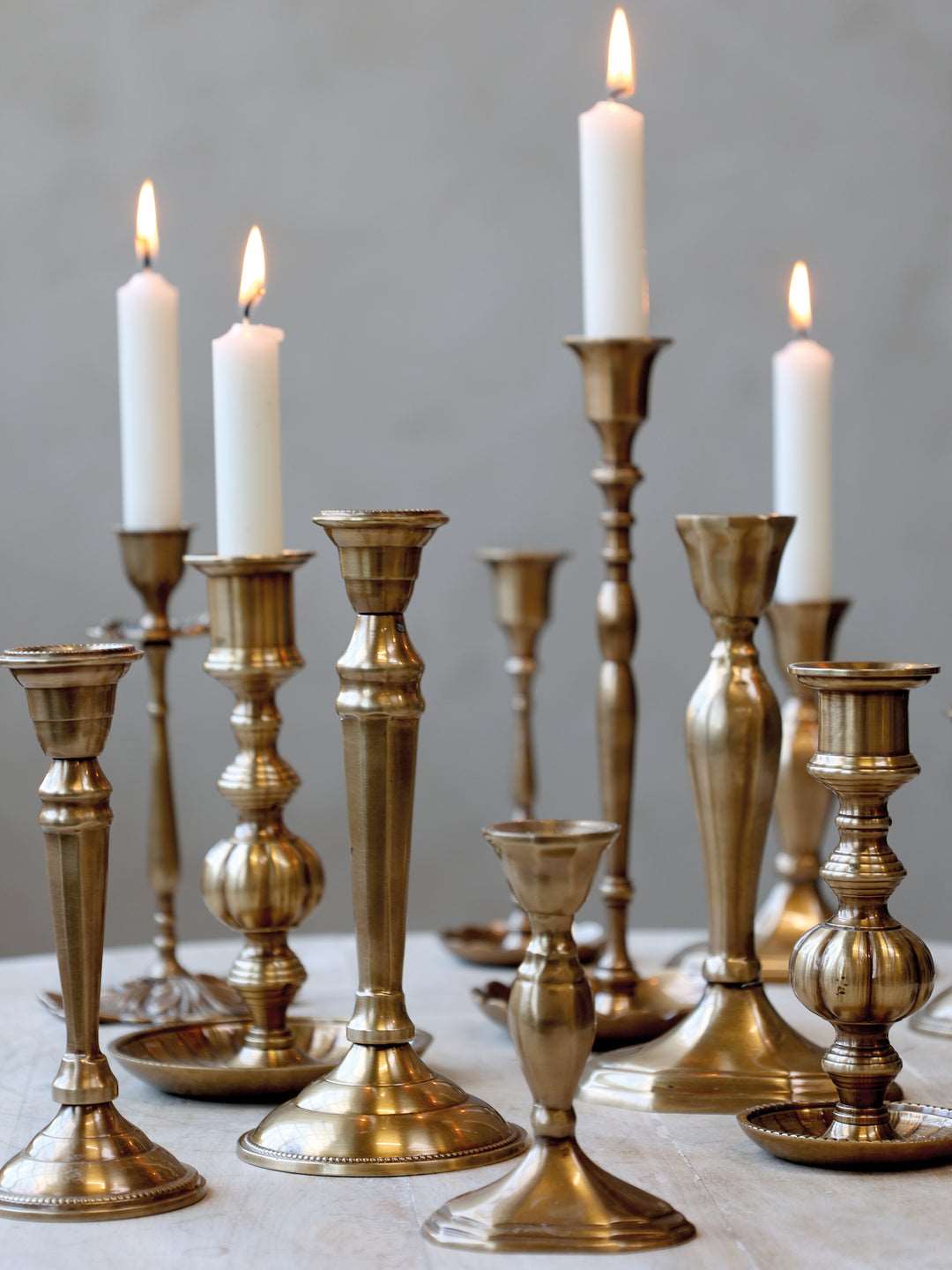 Brass Candlestick 15cm - Generosa Home & Living -  - 