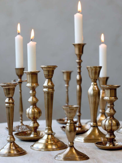 Brass Candlestick 15cm - Generosa Home & Living -  - 