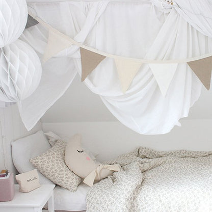 Bunting- white, beige and grey - Generosa Home & Living -  - 