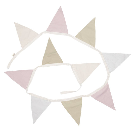 Bunting- white, beige and rose - Generosa Home & Living -  - 