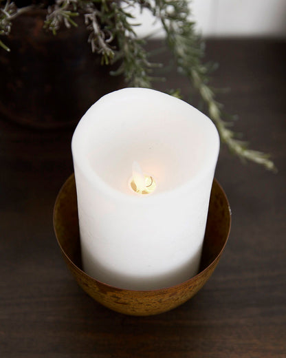 Candle, LED, White H12.5cm - Generosa Home & Living -  - 