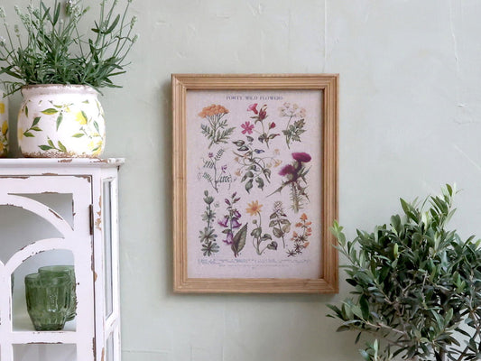 Canvas Picture with Wildflowers - Generosa Home & Living -  - 