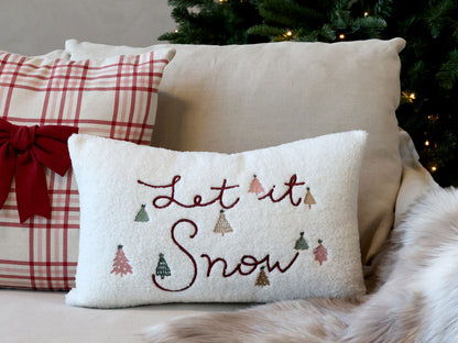 'Let it Snow' Cushion Cover - Generosa Home & Living -