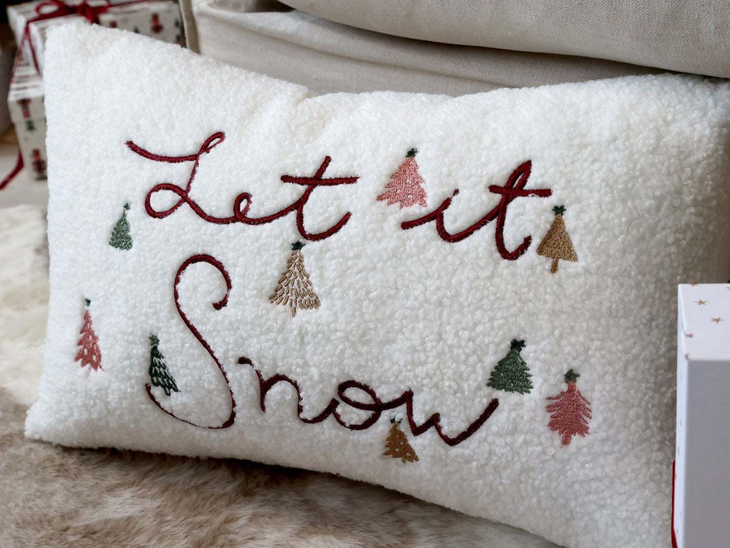 'Let it Snow' Cushion Cover - Generosa Home & Living -  - 