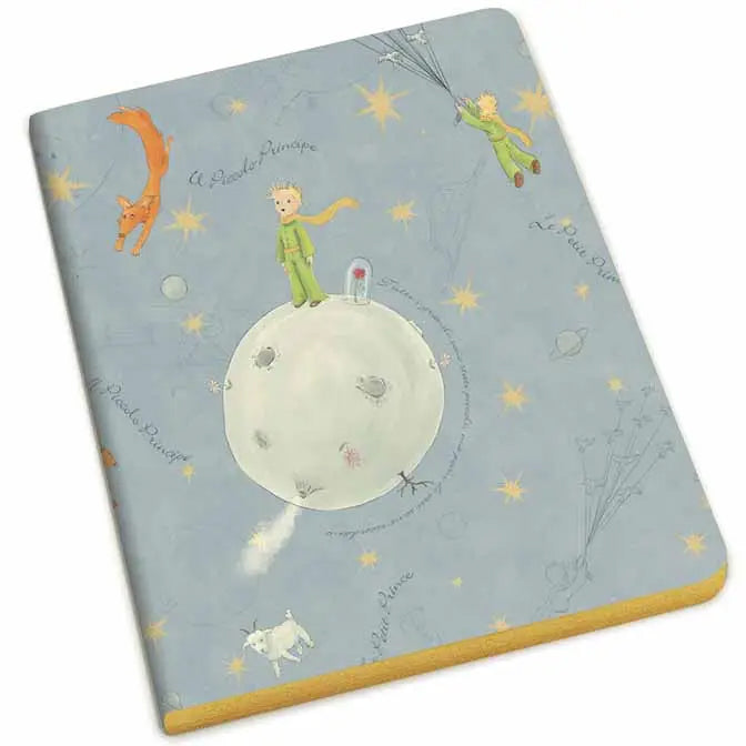 The Little Prince- A5 Lined Notebook with Gold Edges
