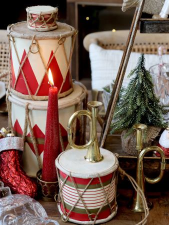 Handmade Vintage Drum H16cm - Generosa Home & Living