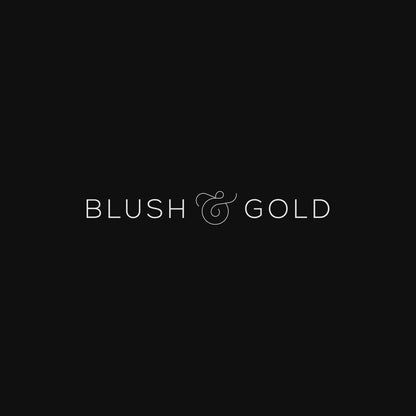 Blush and Gold Foil Luxury Wedding Planner Book with Gilt pages -Sage