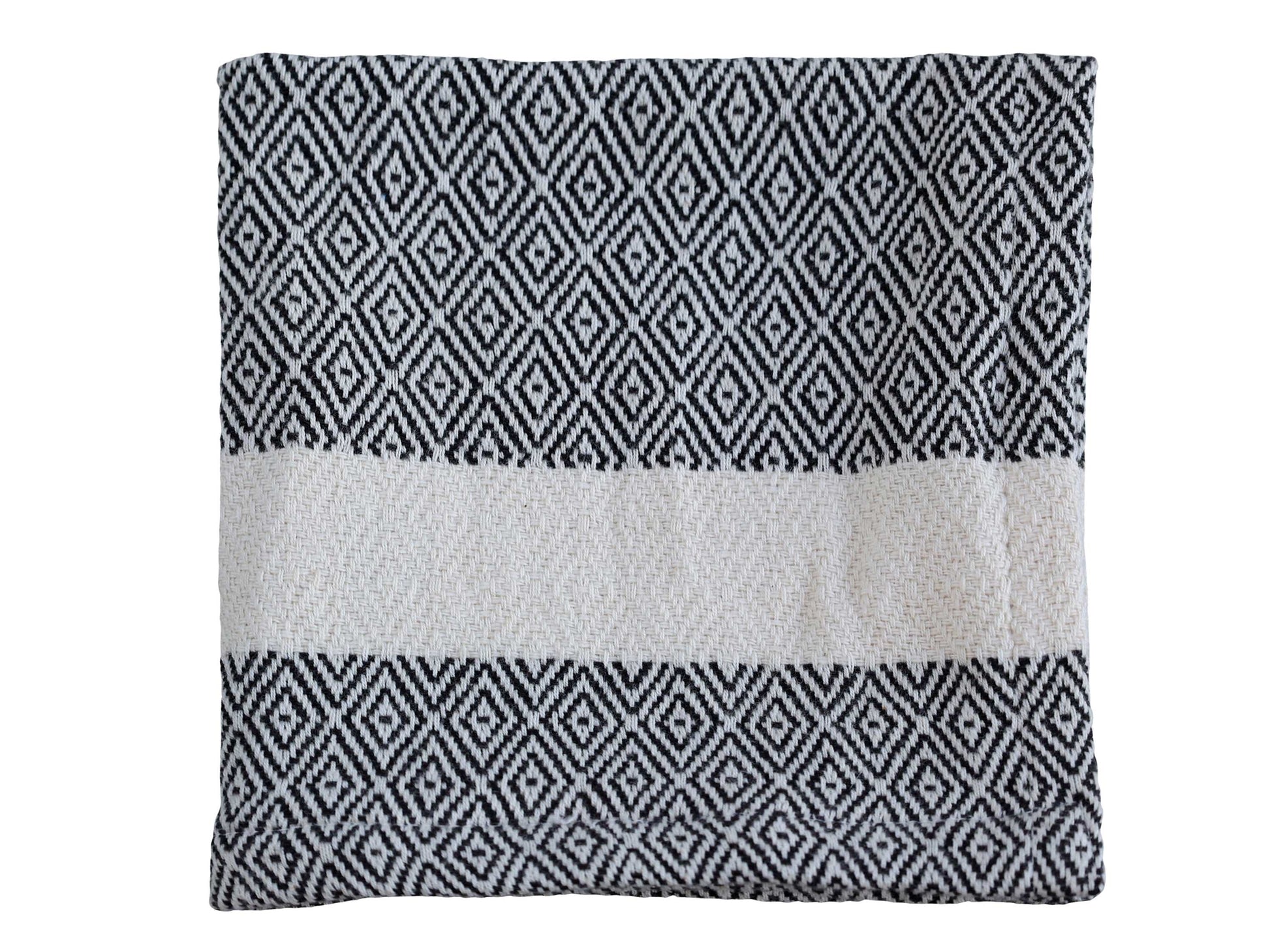 Hammam Face Towel- Éternal Black Pattern freeshipping - Generosa