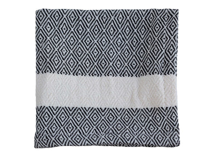 Hammam Face Towel- Éternal Black Pattern freeshipping - Generosa