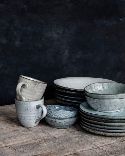 Rustic Bowl Grey/Blue freeshipping - Generosa