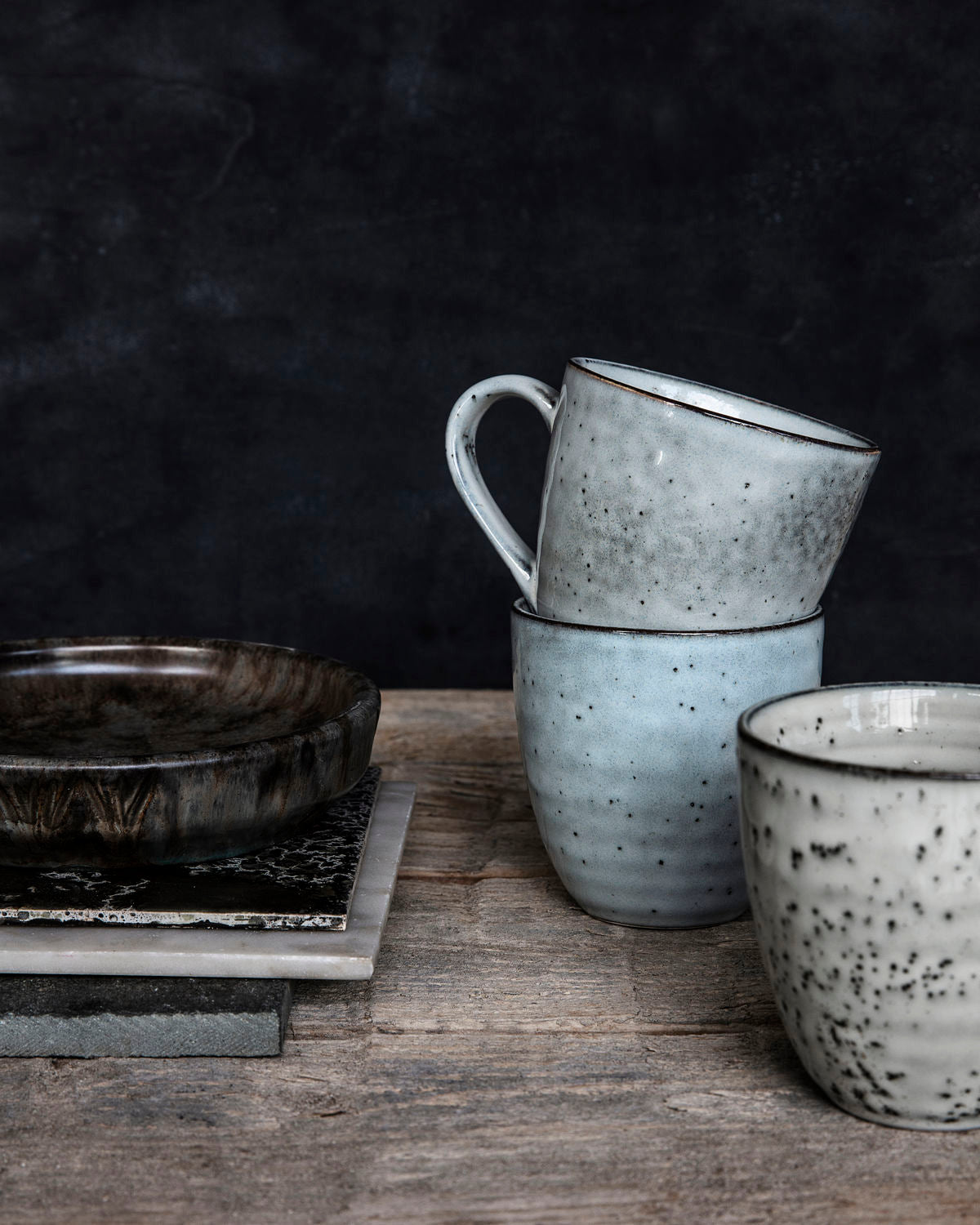 Rustic Mug -Blue freeshipping - Generosa
