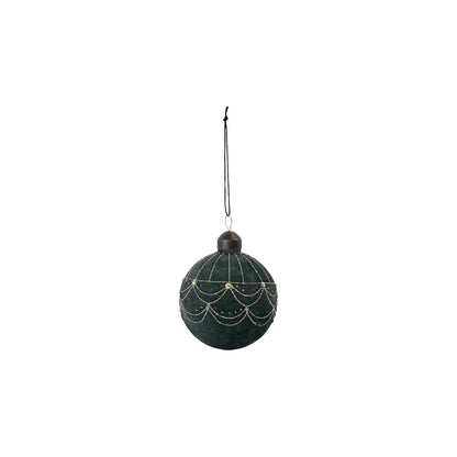 Christmas Bauble- Green Velvet freeshipping - Generosa