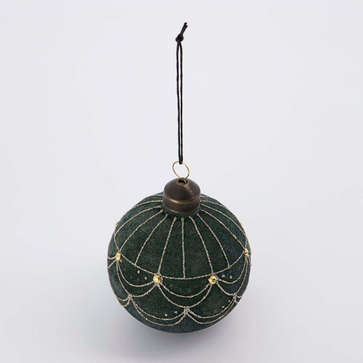 Christmas Bauble- Green Velvet freeshipping - Generosa