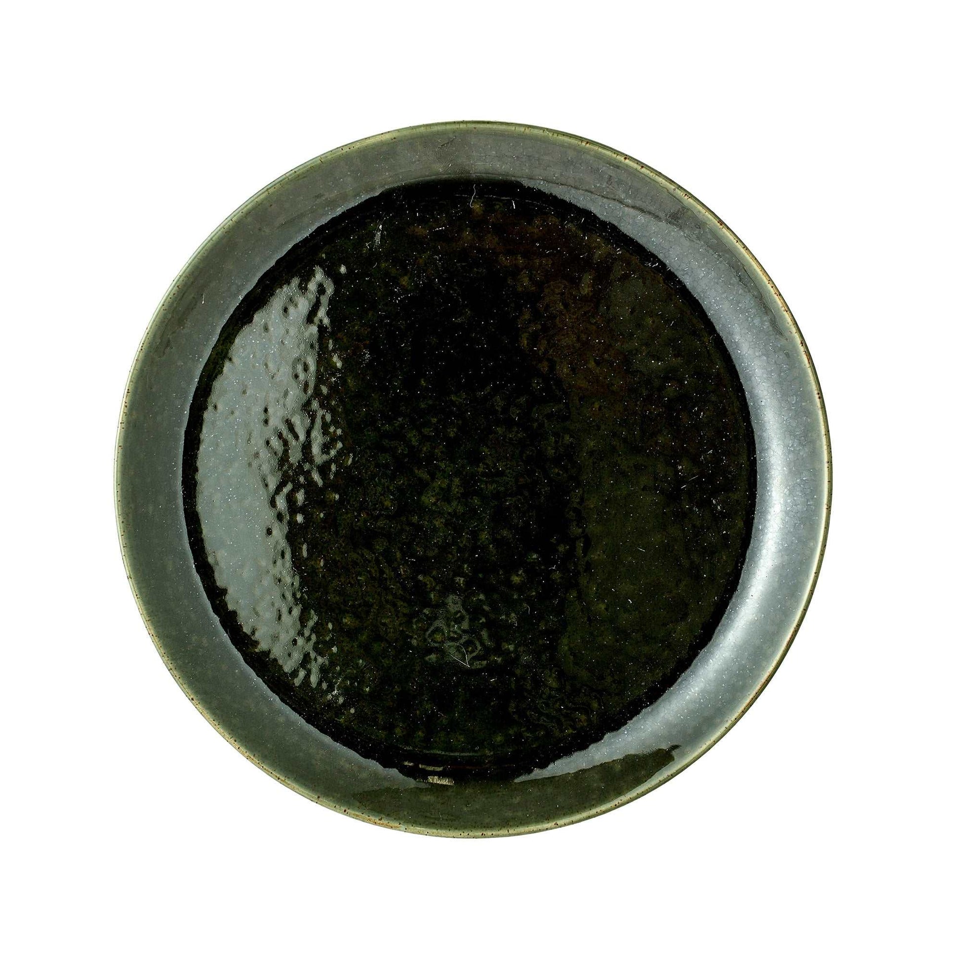 Joelle Green Stoneware Plate