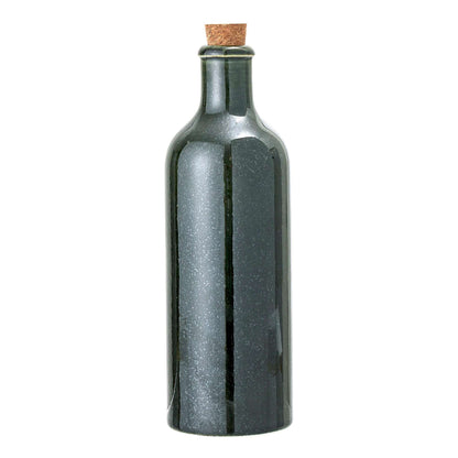 Joelle Bottle-Green Stoneware