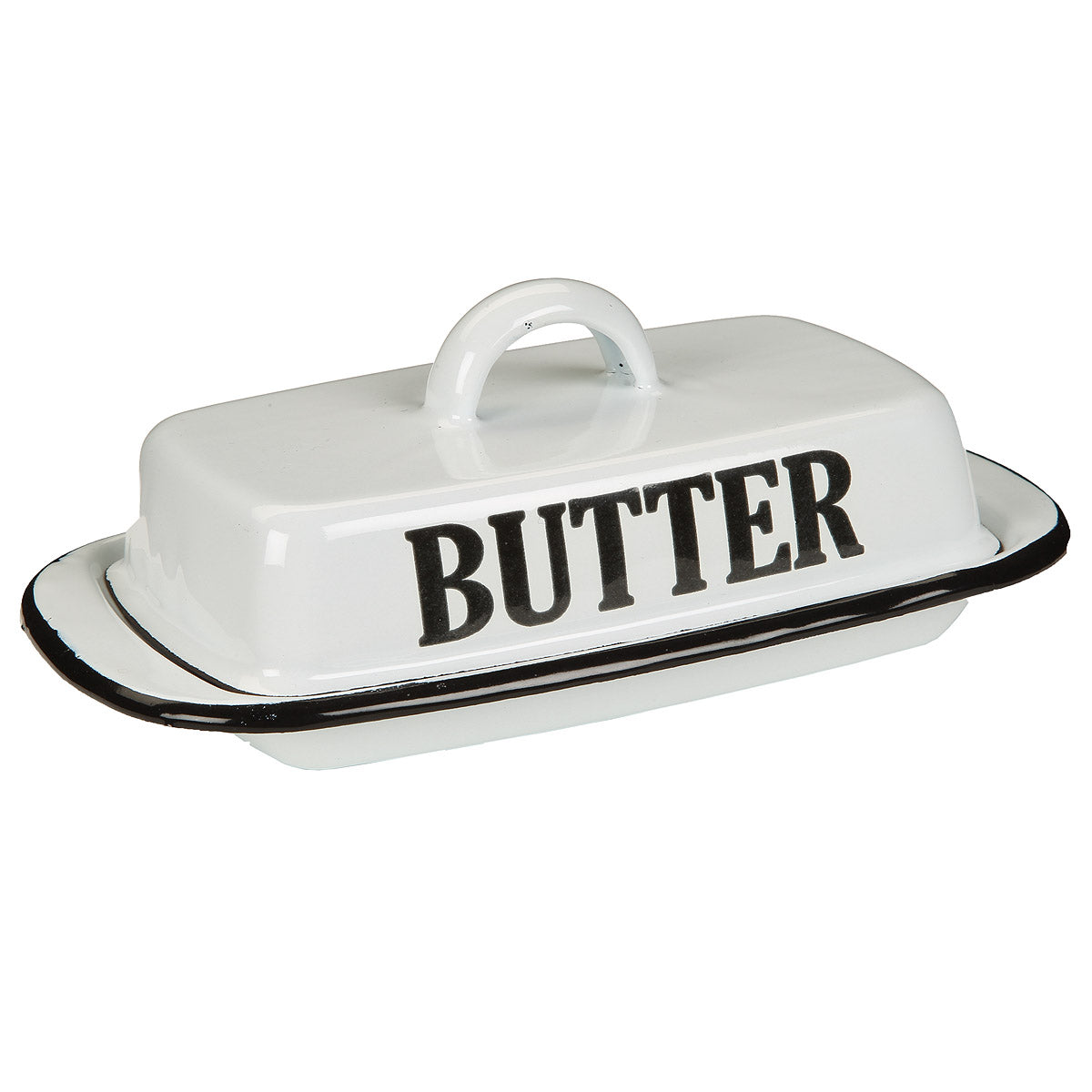 Enamel Butter Dish freeshipping - Generosa