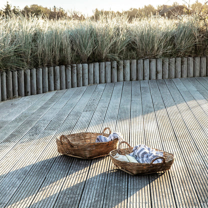 Set of 2 Meraki Baskets- with handles freeshipping - Generosa