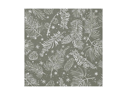 Napkin with Pine Cones Set of 2 Packs
