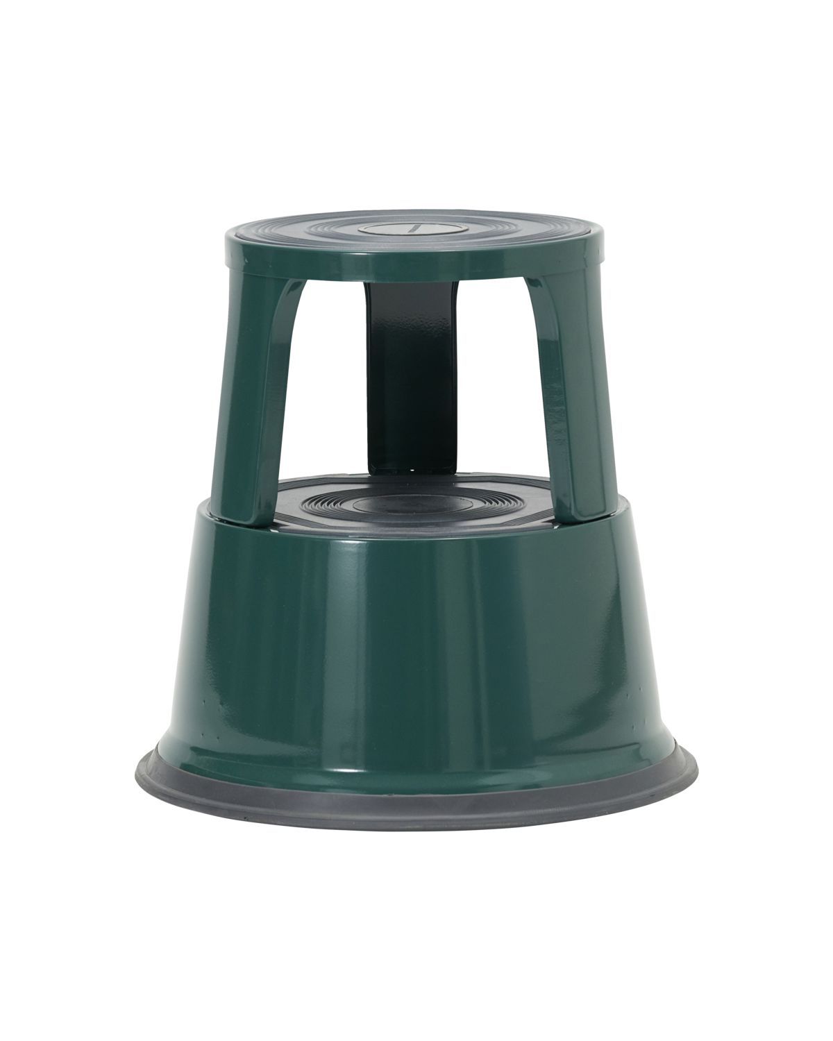Safety? Check. Great design? Check. This green step stool from Monograph gives you the extra height in a safe way. No more need to use your office chair on wheels or the wobbly dining chair. Step Up has a slip-resistant rubber surface and is made of robust steel to give you a safe stool when you want to get things from the top shelf. Everything is easier to reach.   Dimensions: h: 43 cm, dia: 43.5 cm  Material: Steel, Nylon  Max weight: 150 Kg  *Some assembly required (No tools needed)