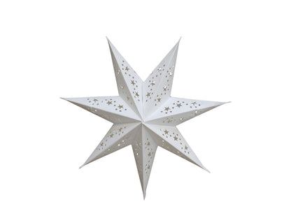 Vintage Paper Star 22cm Set of 3