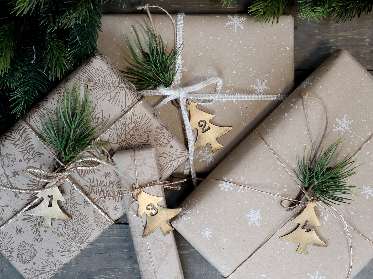 Tree Advent Numbers (1-4) - Generosa Home & Living