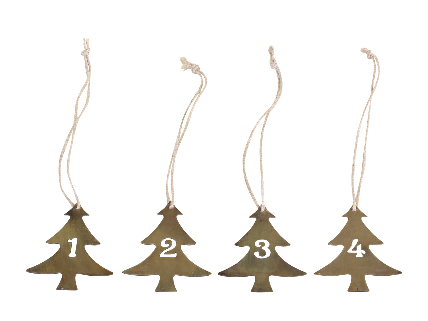 Tree Advent Numbers (1-4) - Generosa Home & Living