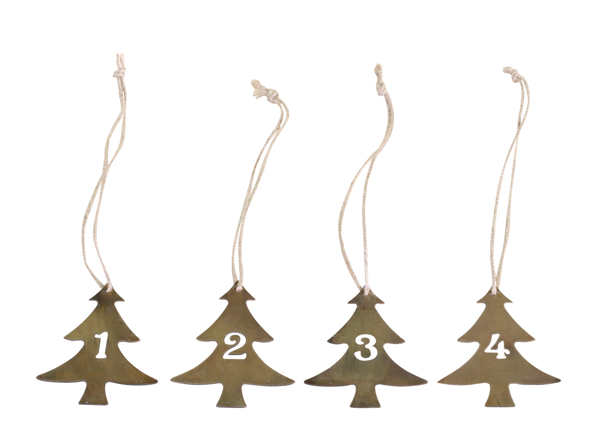 Tree Advent Numbers (1-4) - Generosa Home & Living