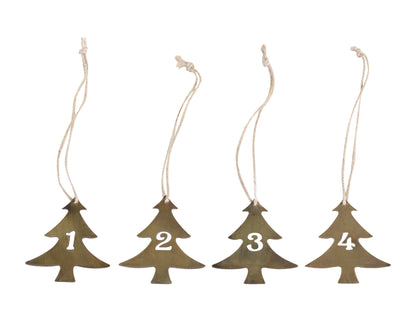 Tree Advent Numbers (1-4) - Generosa Home & Living