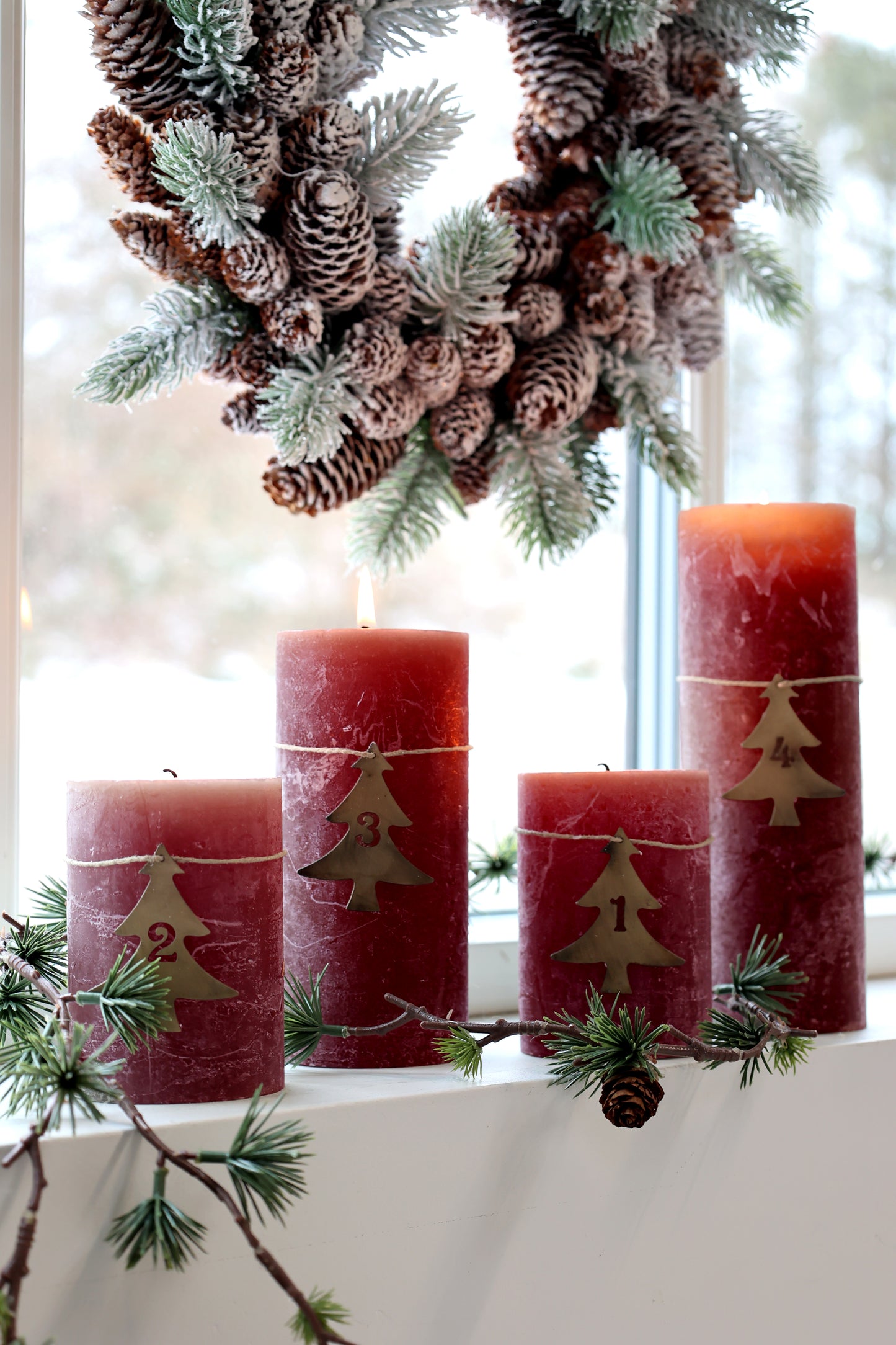 Tree Advent Numbers (1-4) - Generosa Home & Living