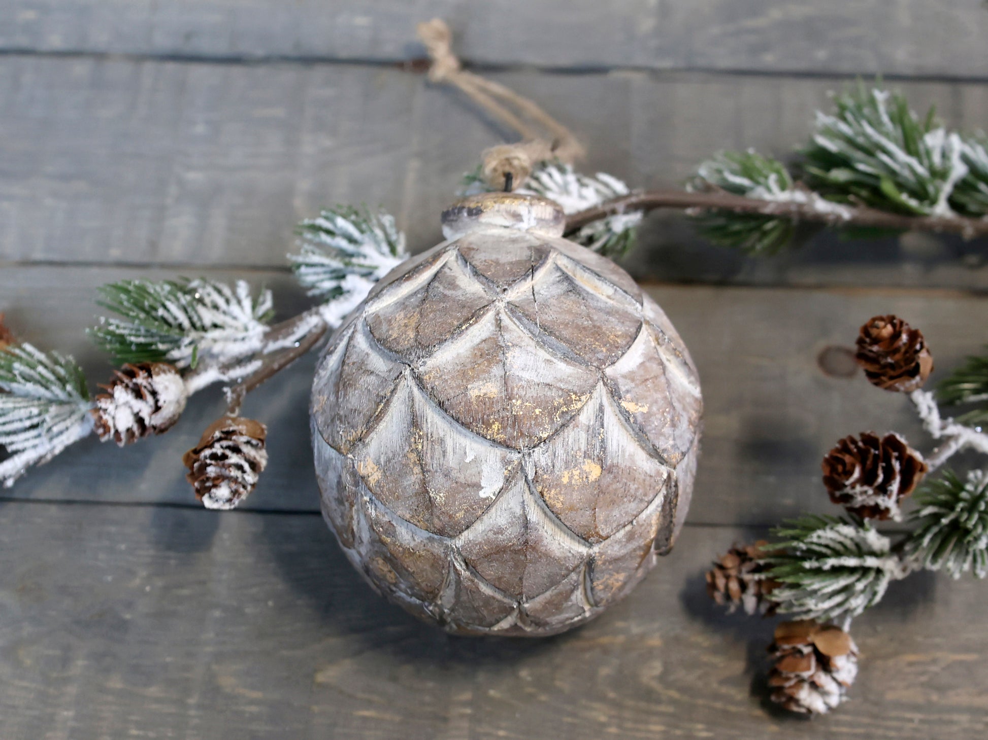 Christmas Bauble-Pine Cone freeshipping - Generosa