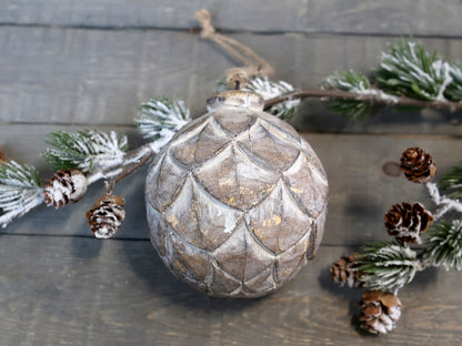 Christmas Bauble-Pine Cone freeshipping - Generosa