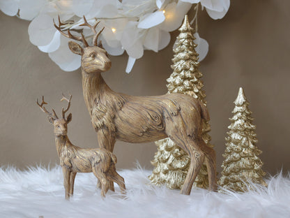 Deer with Gold 17cm