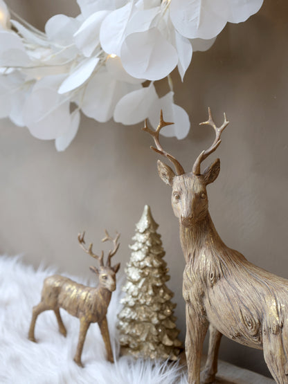 Deer with Gold 17cm