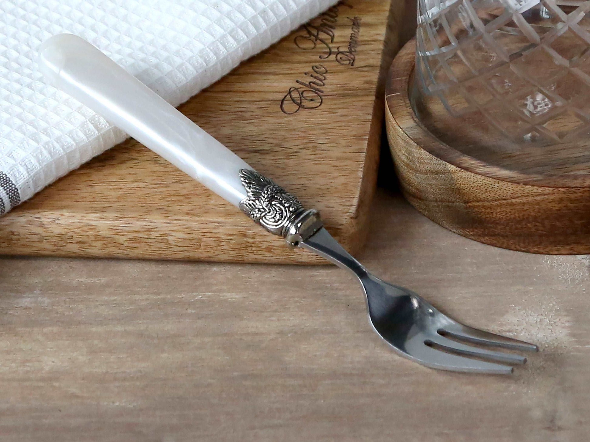 Linas Cake Fork with Silver Decoration freeshipping - Generosa