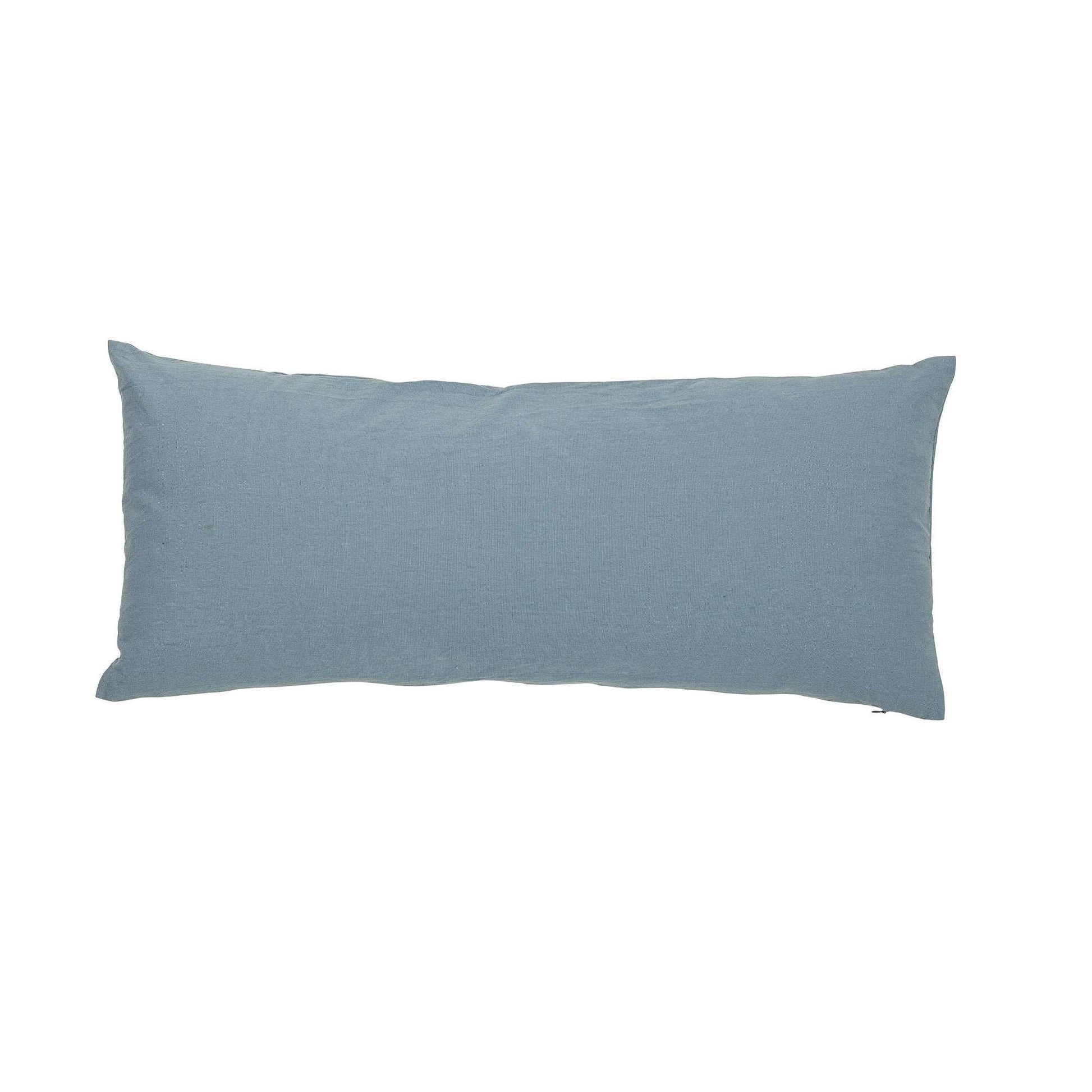 This beautiful cushion will bring happiness into any room. Texture and colour all in one, it is perfect for both bedroom & living room.      Dimensions: L70/W30cm  Outer material: 100% cotton woven  Inner filling: 100% Polyester  Machine wash 30 degrees  Hang to dry