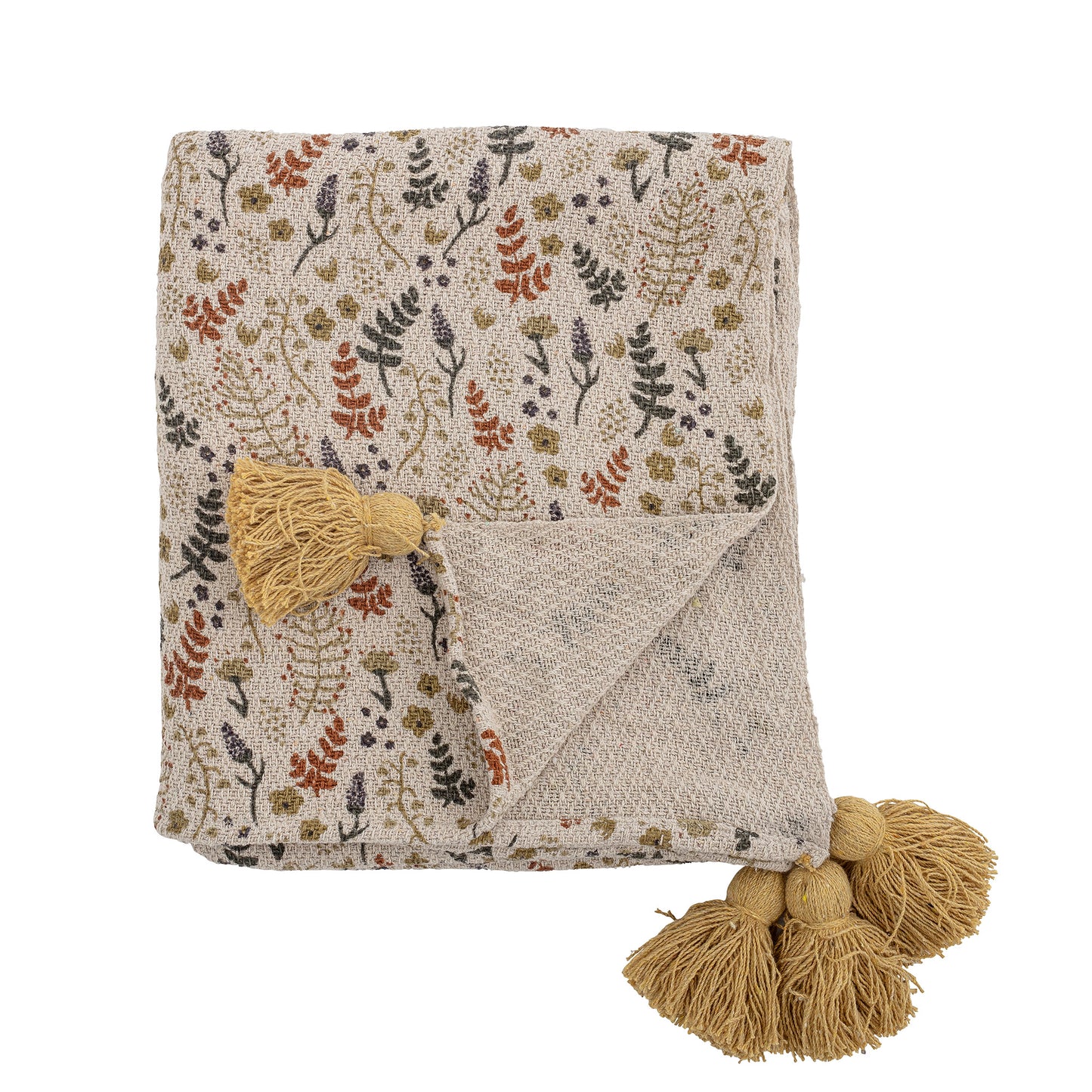The Filipa Throw by Bloomingville MINI has a beautiful and relaxing flower pattern. The throw is made of recycled cotton material and has tassels, which gives a modern look. It is a soft, warm and cozy throw that you easily can use in other rooms than the children's room.