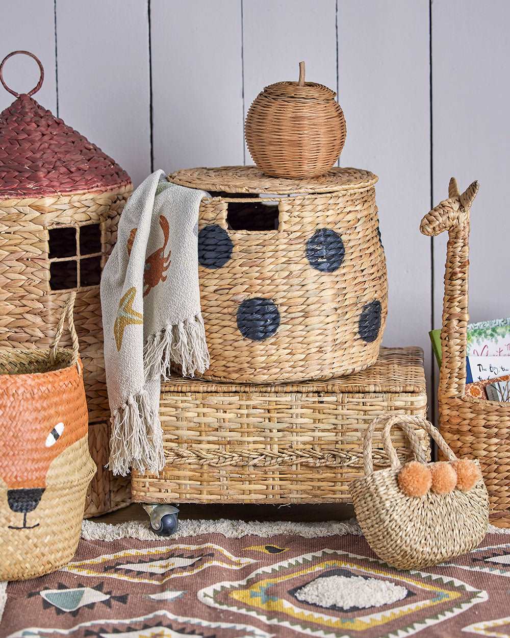 Fox Seagrass Basket